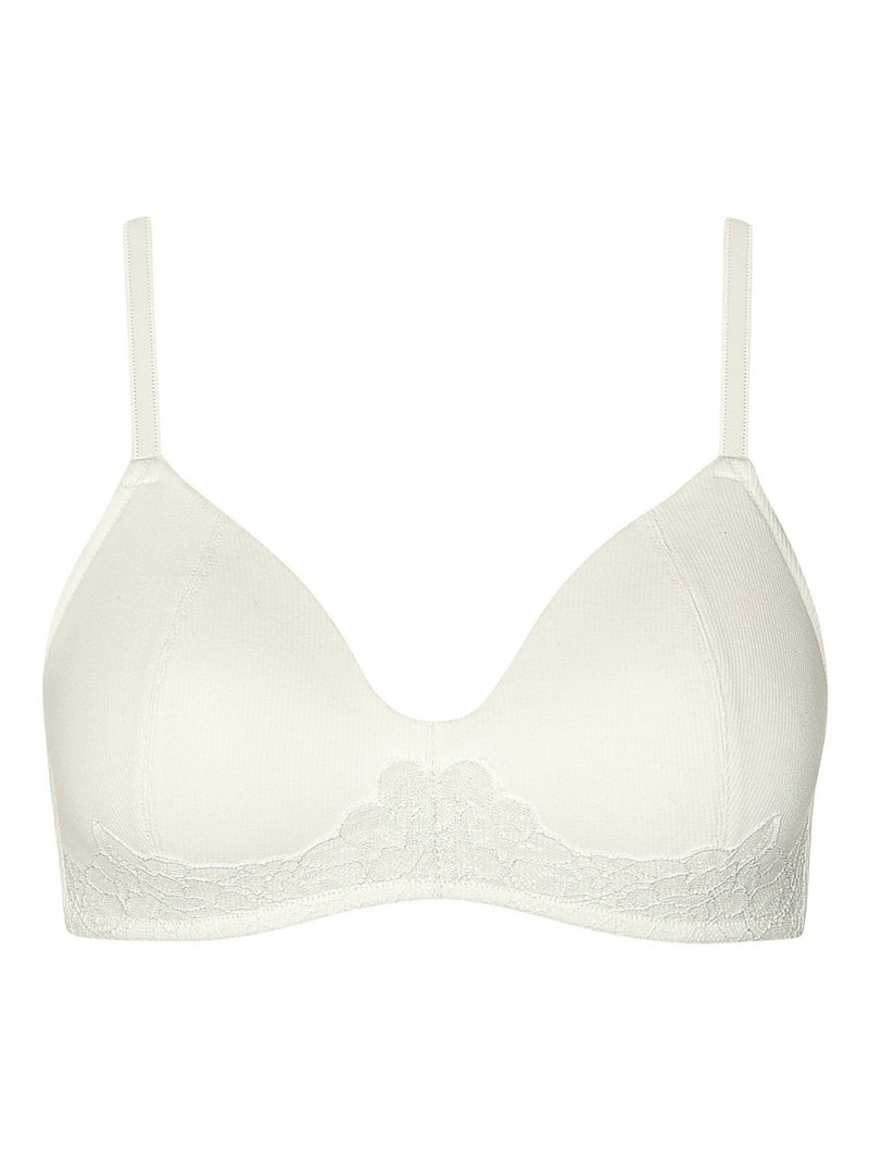 Soutien-gorge préformé sans armatures Kasia Ecru - Kiabi