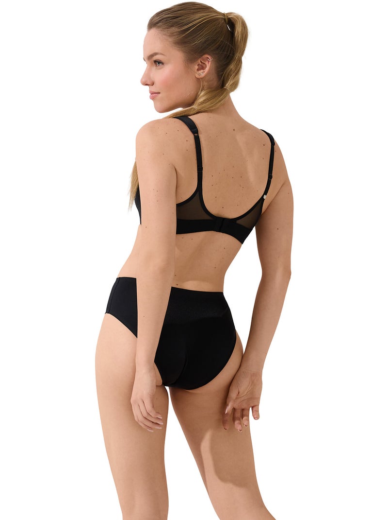 Soutien-gorge préformé sans armatures Lifestyle Noir - Kiabi