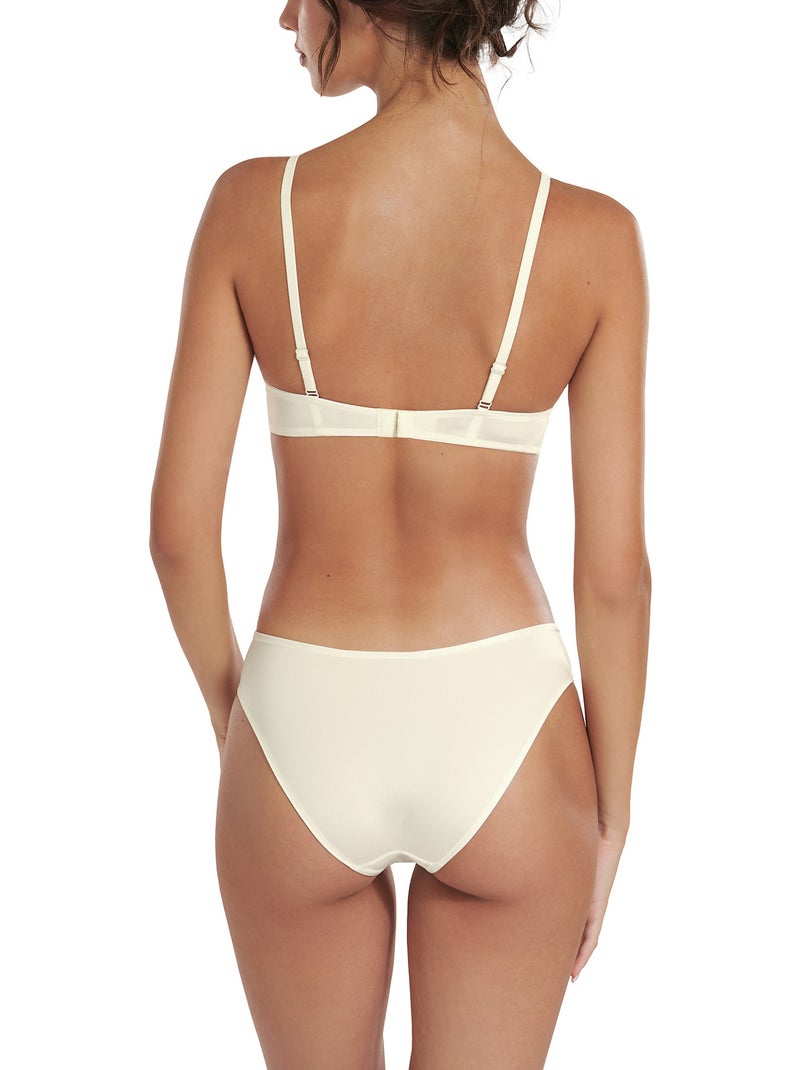 Soutien-gorge préformé sans armatures Liv Mariage Ecru - Kiabi