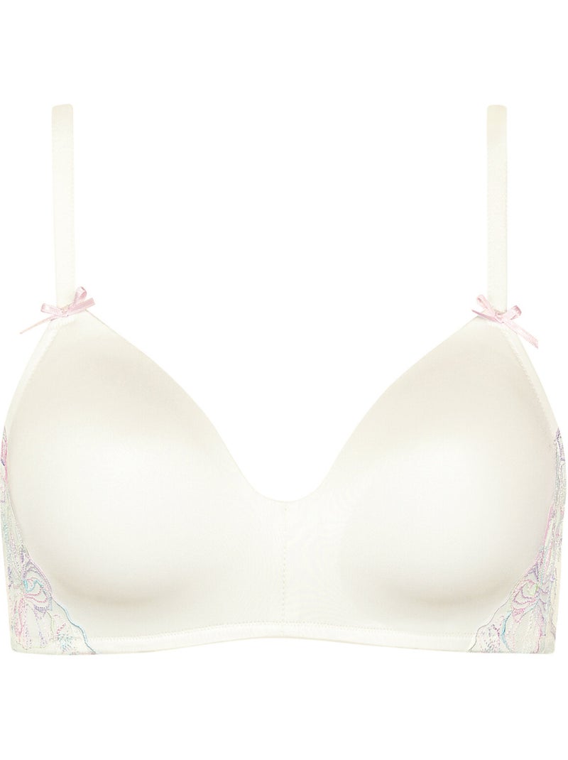 Soutien-gorge préformé sans armatures Liv Mariage Ecru - Kiabi