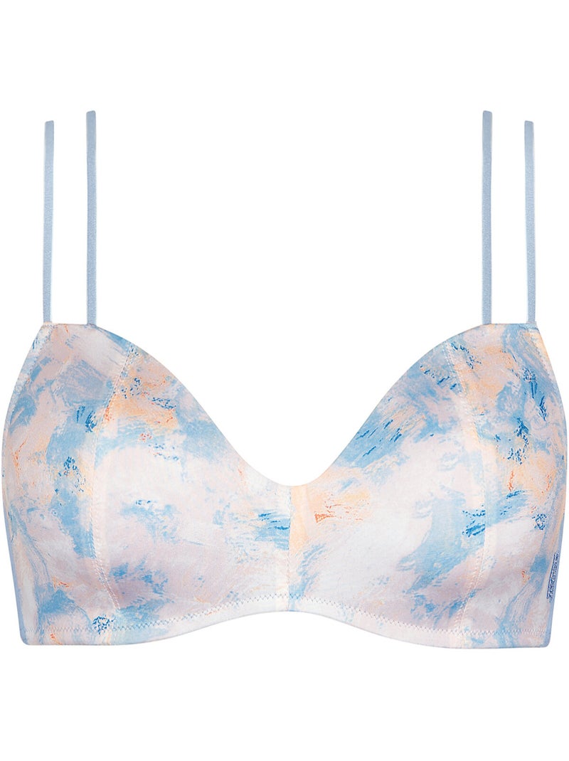 Soutien-gorge préformé sans armatures Olena Bleu - Kiabi