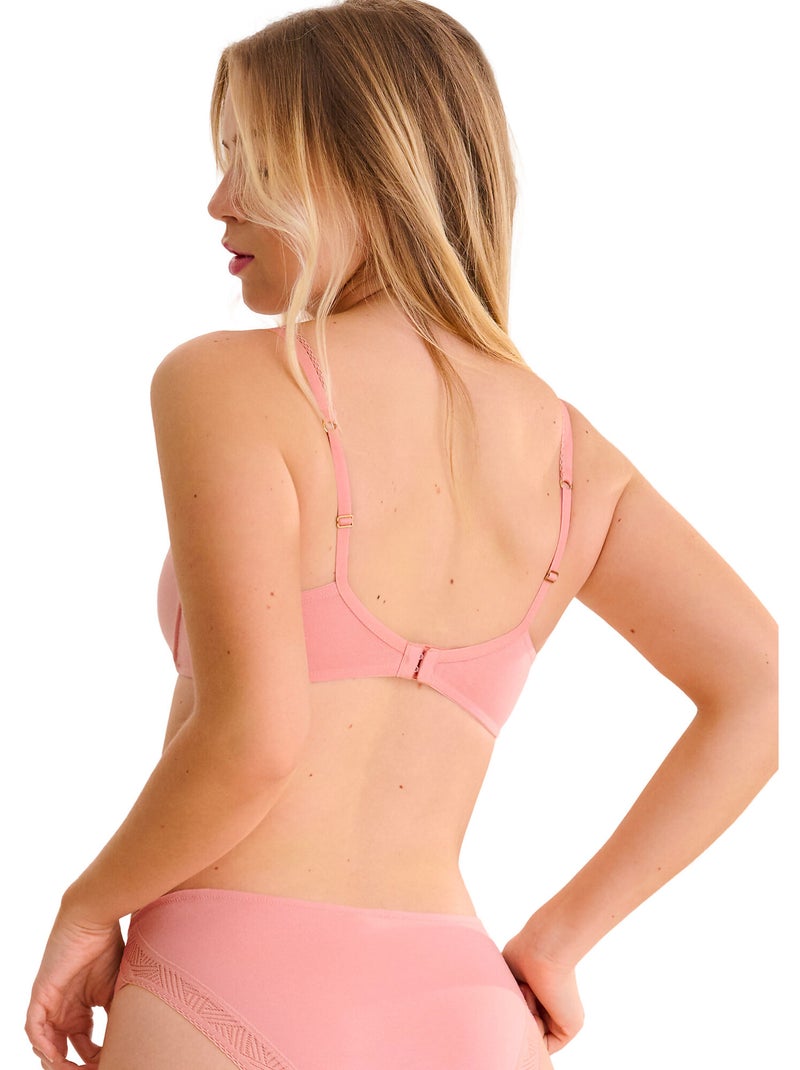 Soutien-gorge préformé sans armatures RIA Rose - Kiabi