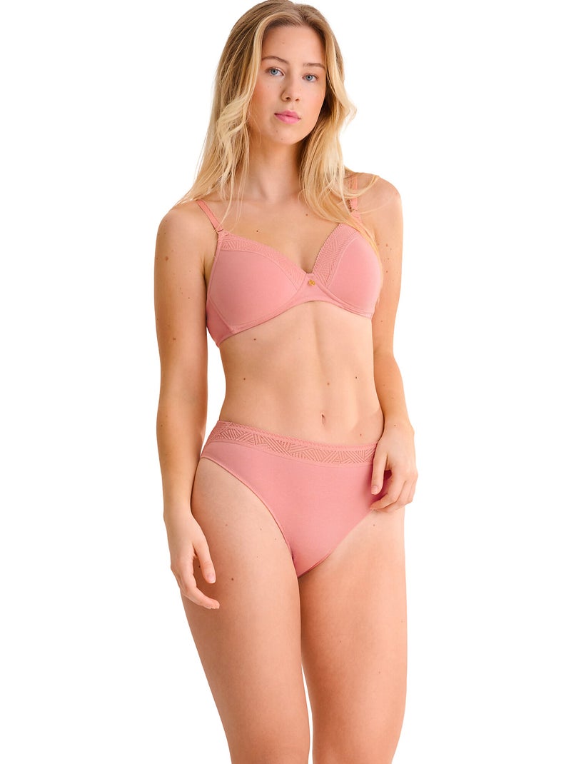 Soutien-gorge préformé sans armatures RIA Rose - Kiabi