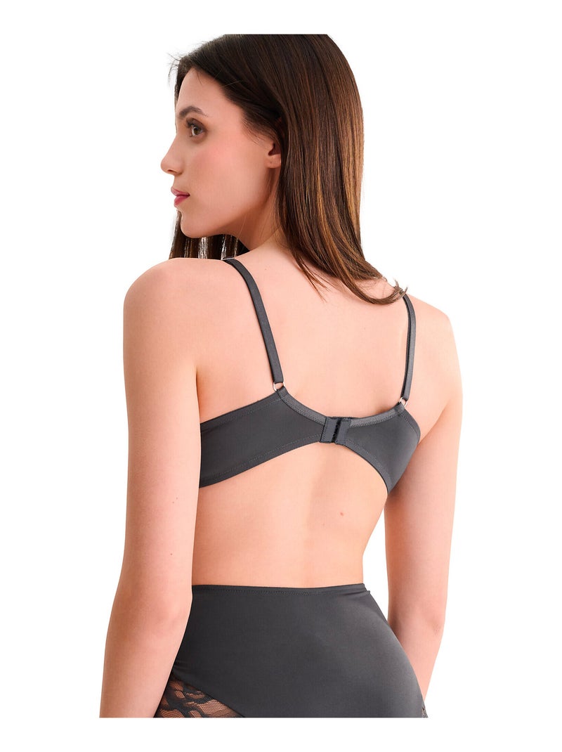 Soutien-gorge préformé sans armatures RIVER Gris - Kiabi