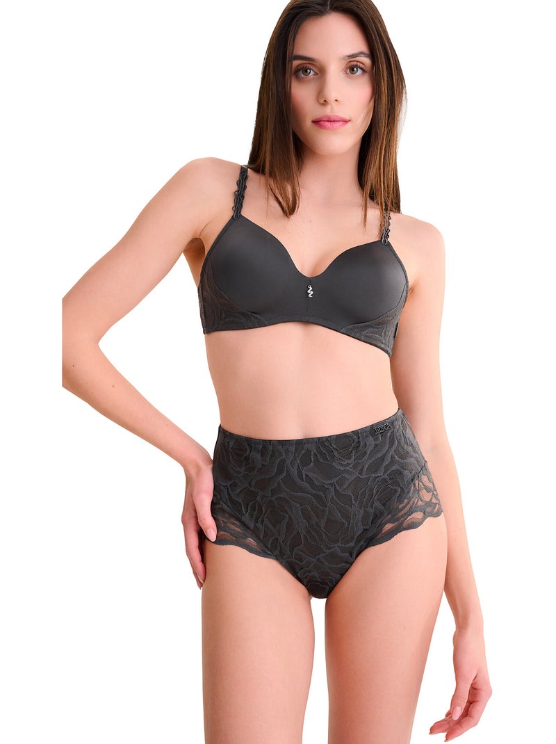 Soutien-gorge préformé sans armatures RIVER Gris - Kiabi