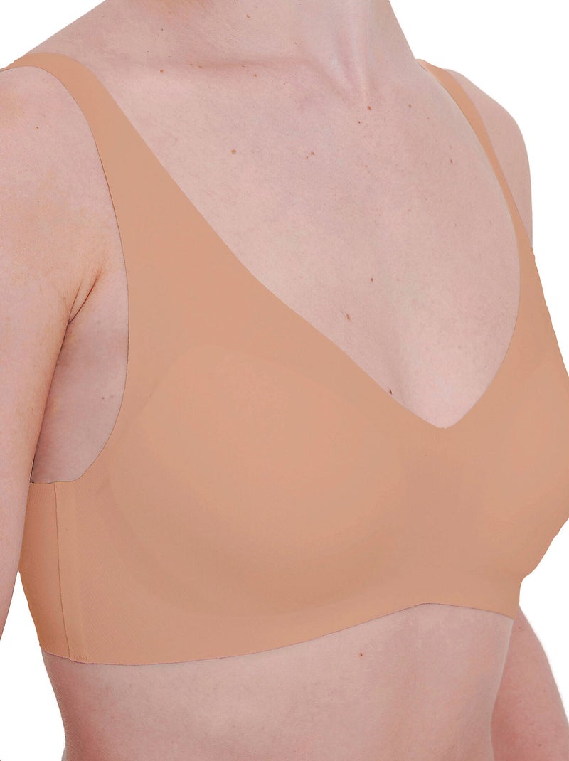 Soutien-gorge préformé sans armatures ZERO FEEL Beige - Kiabi