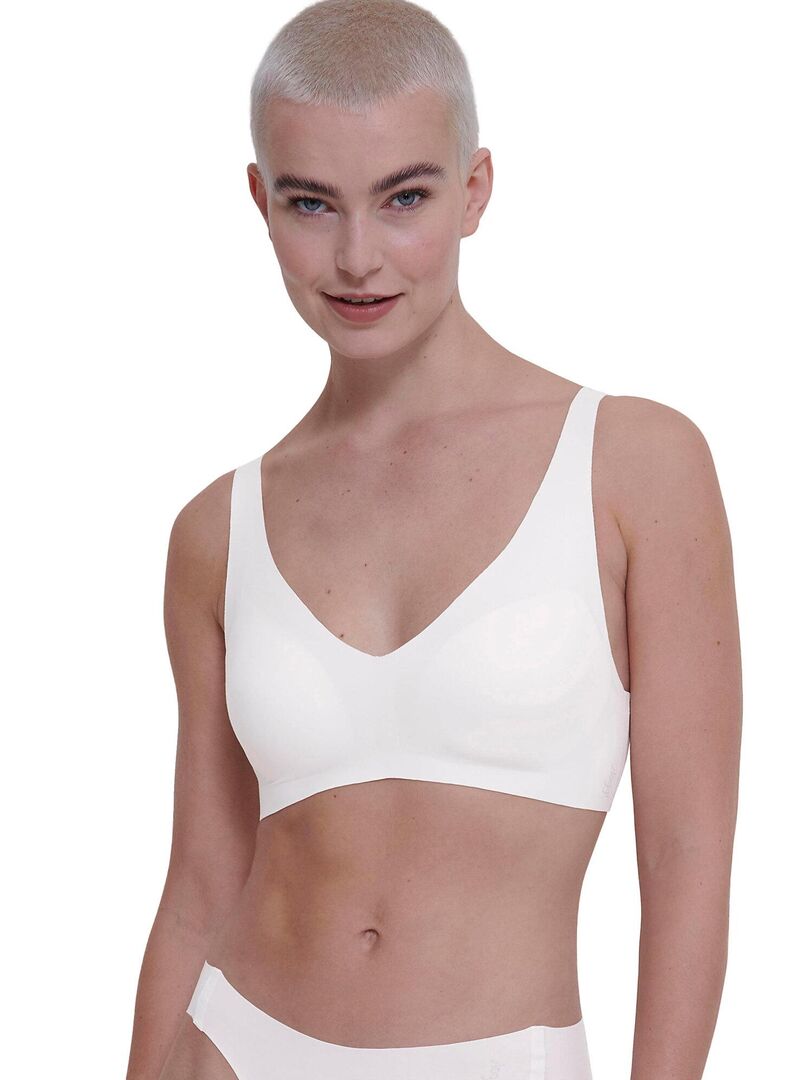 Soutien-gorge préformé sans armatures ZERO FEEL Blanc - Kiabi