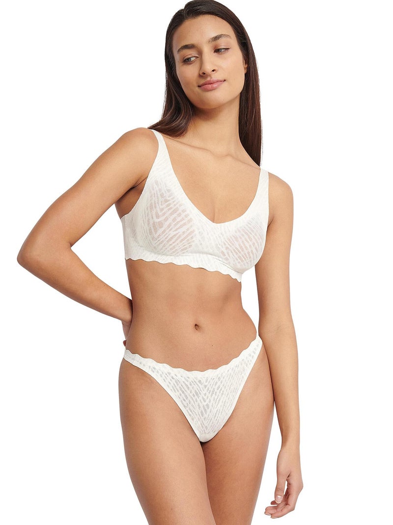 Soutien-gorge préformé sans armatures ZERO FEEL BLISS Blanc - Kiabi
