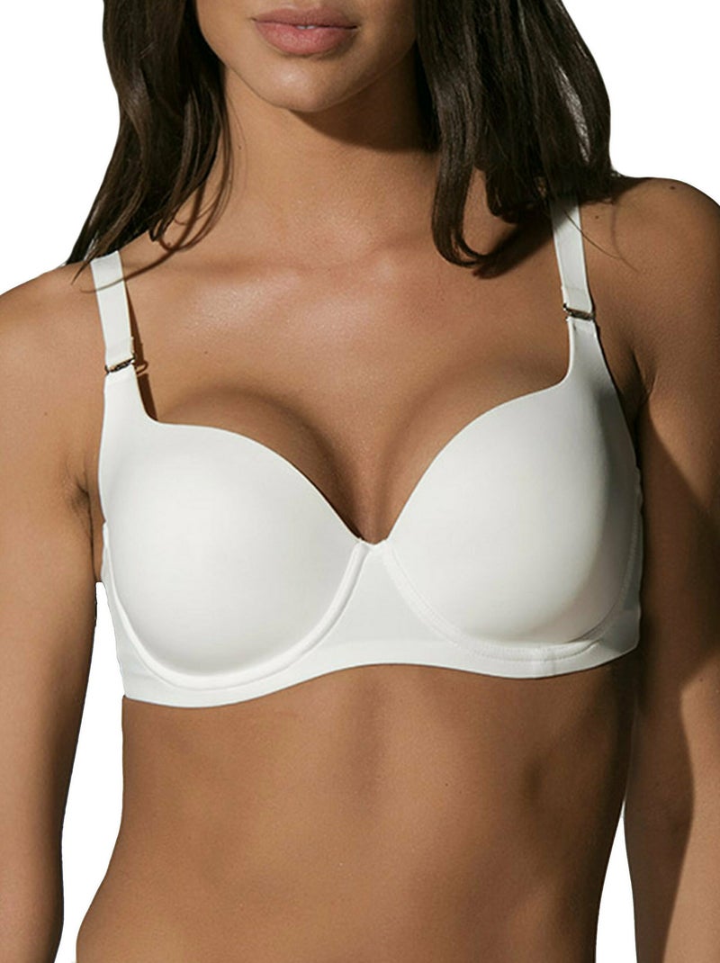 Soutien-gorge préformé Secret Sense Ecru - Kiabi