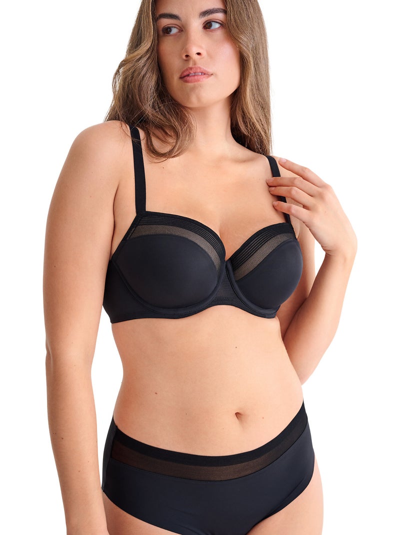 Soutien-gorge préformé SIA F et G Noir - Kiabi