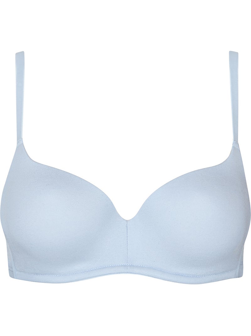 Soutien-gorge préformé Smooth Bleu ciel - Kiabi