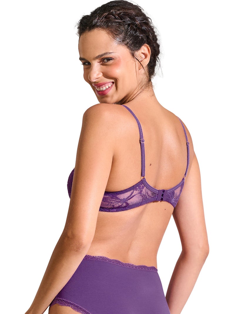 Soutien-gorge préformé spacer PATRICIA Violet - Kiabi