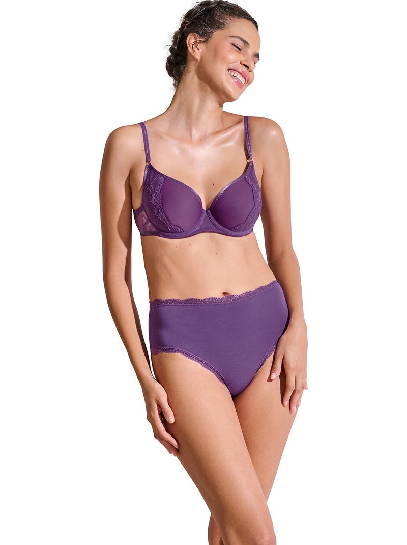 Soutien-gorge préformé spacer PATRICIA Violet - Kiabi