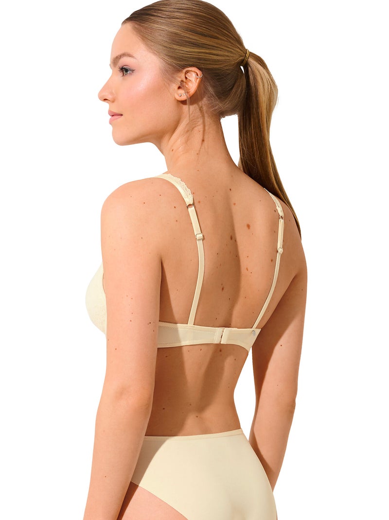Soutien-gorge préformé SUNSET Ecru - Kiabi