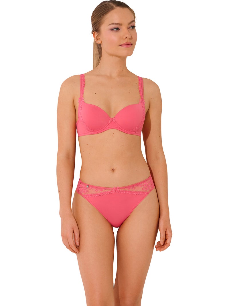 Soutien-gorge préformé SUNSET Rose - Kiabi