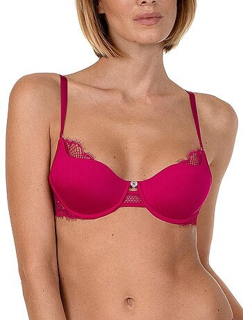 Lisca Soutien-gorge bustier balconnet push-up Ruby Rouge - Sous