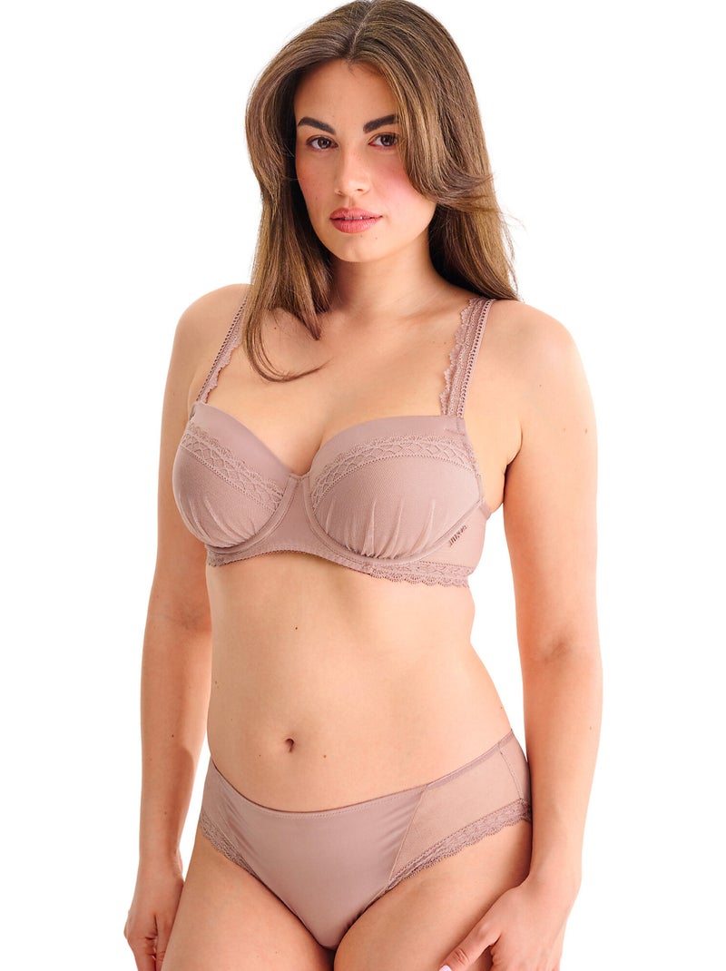Soutien-gorge préformé TIFFANY F à G Rose - Kiabi