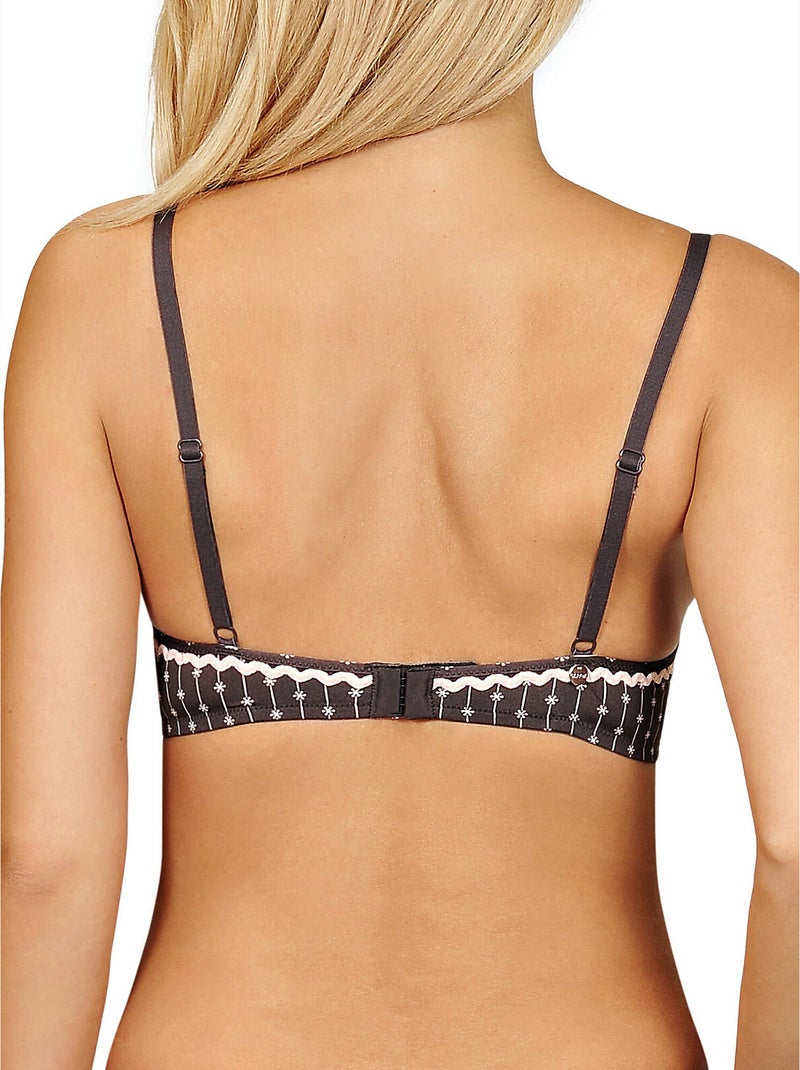 Soutien-gorge préformé Wittily D et E Marron chocolat - Kiabi