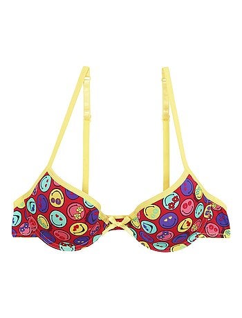 Soutien-gorge push moulé imprimé WITH LOVE - Pomm'Poire