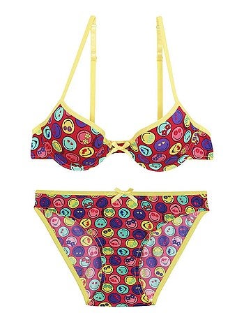 Soutien-gorge push moulé imprimé WITH LOVE - Pomm'Poire