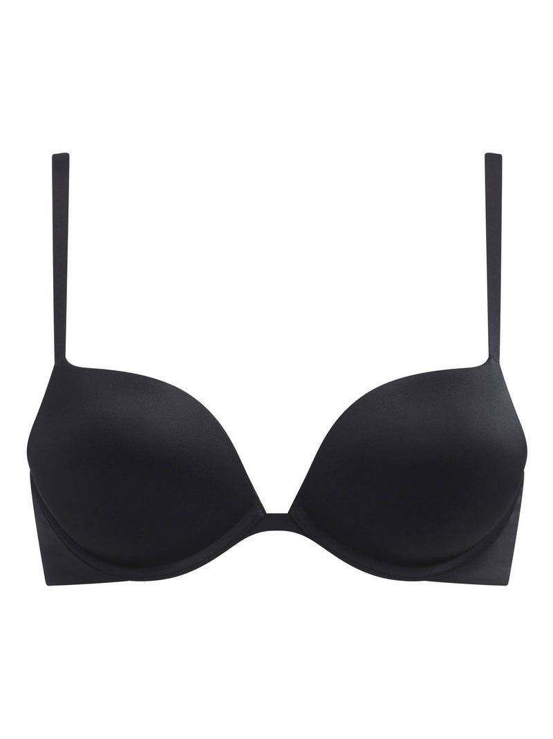 Soutien-gorge push up à armatures en microfibre Beyond Sexy Noir - Kiabi