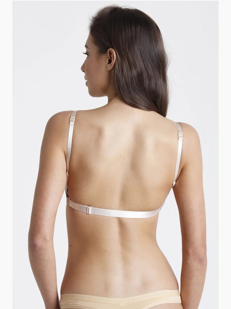 Soutien-gorge push-up à armatures penti Beige argile - Kiabi