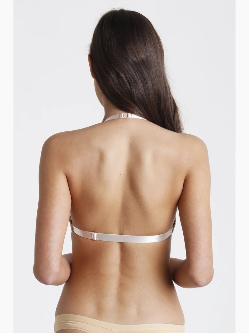 Soutien-gorge push-up à armatures penti Beige argile - Kiabi