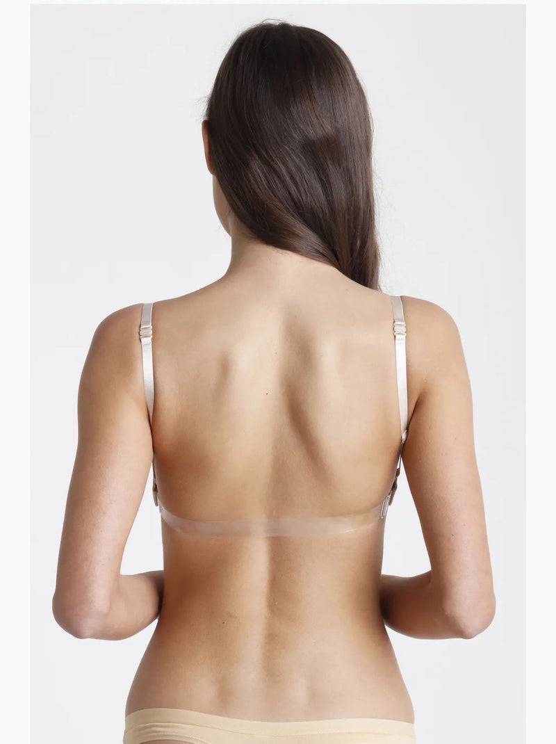 Soutien-gorge push-up à armatures penti Beige argile - Kiabi