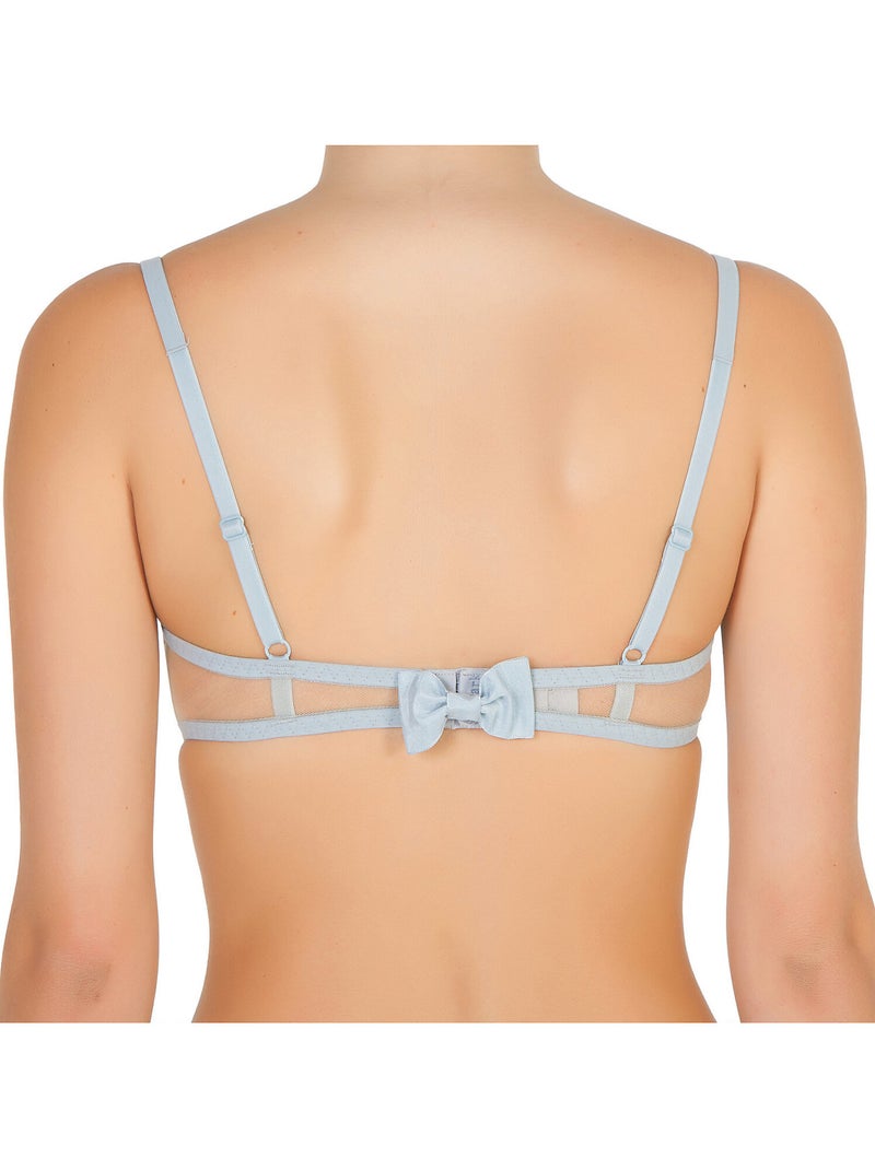 Soutien-gorge push-up Anais Bleu ciel - Kiabi
