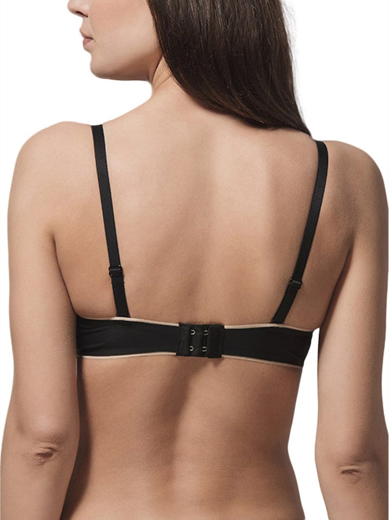 Soutien-gorge push-up décolleté Miracle One noir Noir - Kiabi
