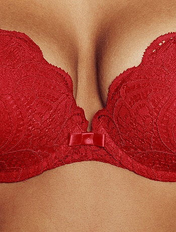 Soutien-gorge push up dentelle Dentelle - RougeGorge Lingerie