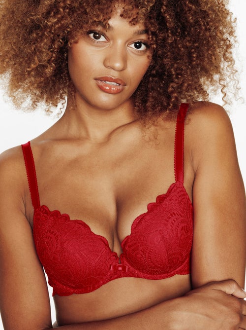 Soutien-gorge push up dentelle Dentelle - RougeGorge Lingerie - Kiabi