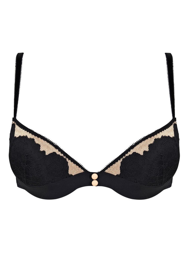 Soutien-gorge push-up DRESSING - Pomm'Poire Noir - Kiabi