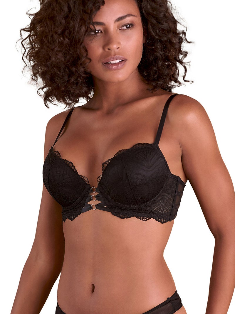 Soutien-gorge push-up Eleonora Noir - Kiabi