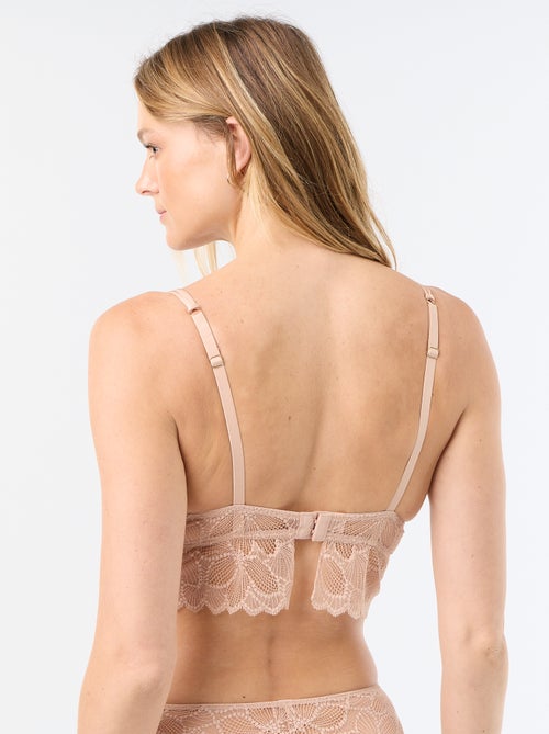 Soutien-gorge push up en dentelle - Kiabi