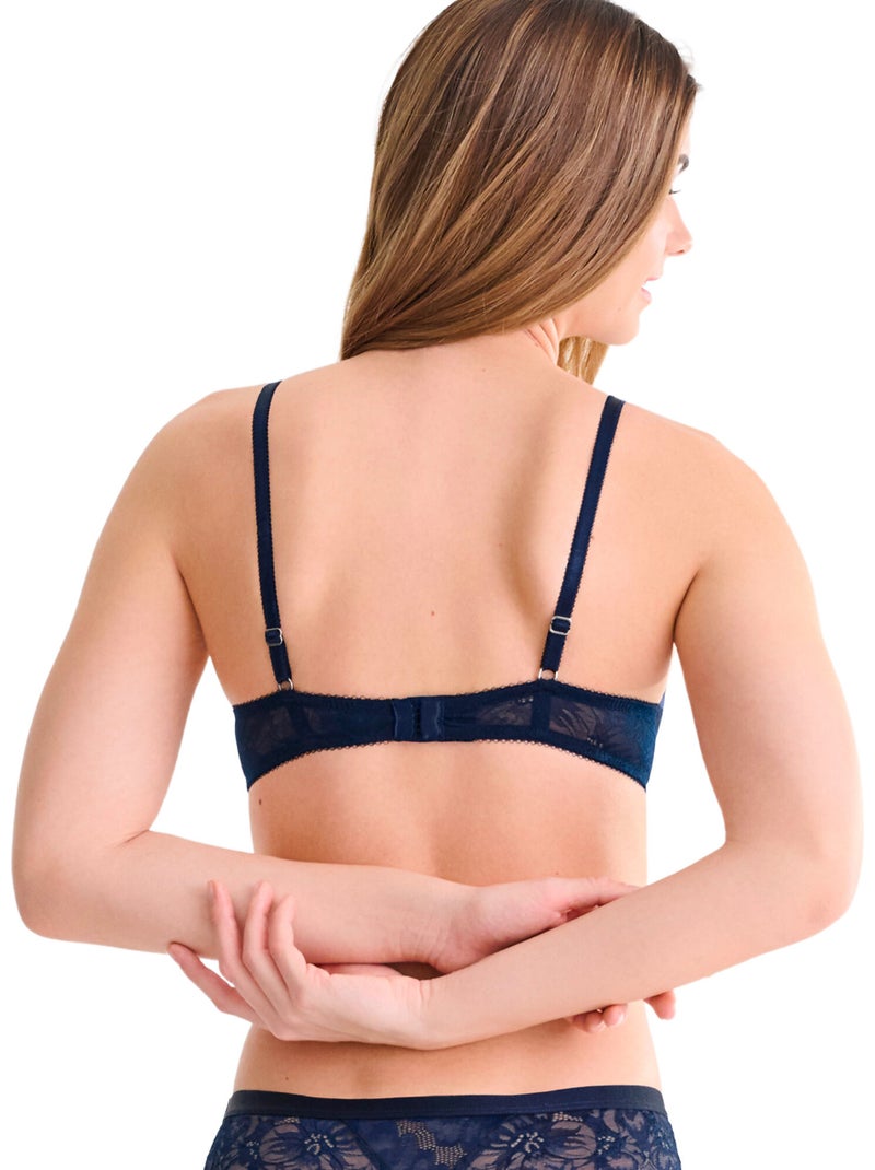 Soutien-gorge push-up EVELYN Bleu - Kiabi