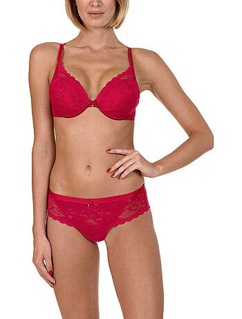 Soutien-gorge push-up EVELYN rouge