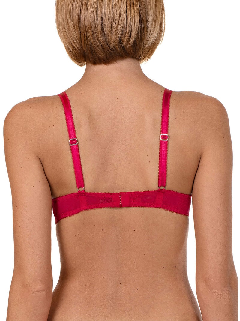 Soutien-gorge push-up EVELYN rouge Rouge - Kiabi