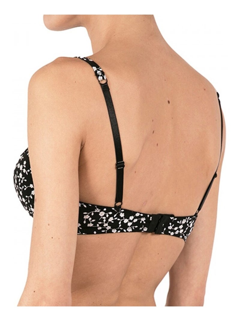 Soutien-gorge push-up femme lot de 2 Noir Blanc - Kiabi