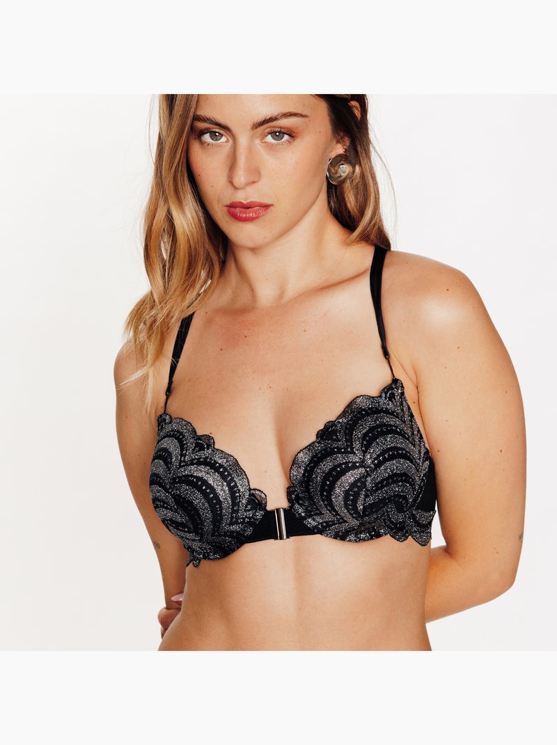 Soutien-gorge push-up Hasna - RougeGorge Lingerie Argent - Kiabi