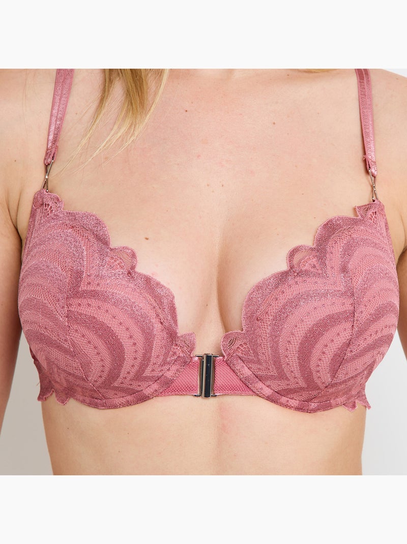 Soutien-gorge push-up Hasna - RougeGorge Lingerie Rose - Kiabi