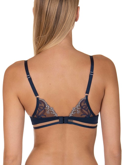 Soutien-gorge push-up Intense bleu marine - Kiabi
