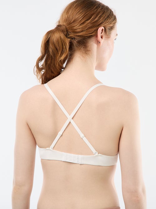 Soutien-gorge push-up invisible en microfibre - Kiabi