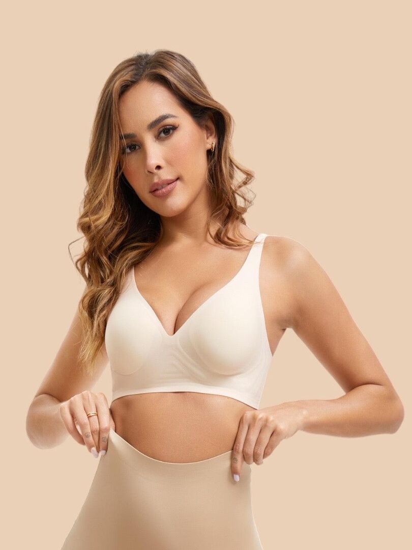 Soutien-gorge push-up invisible magique sans armatures Beige - Kiabi