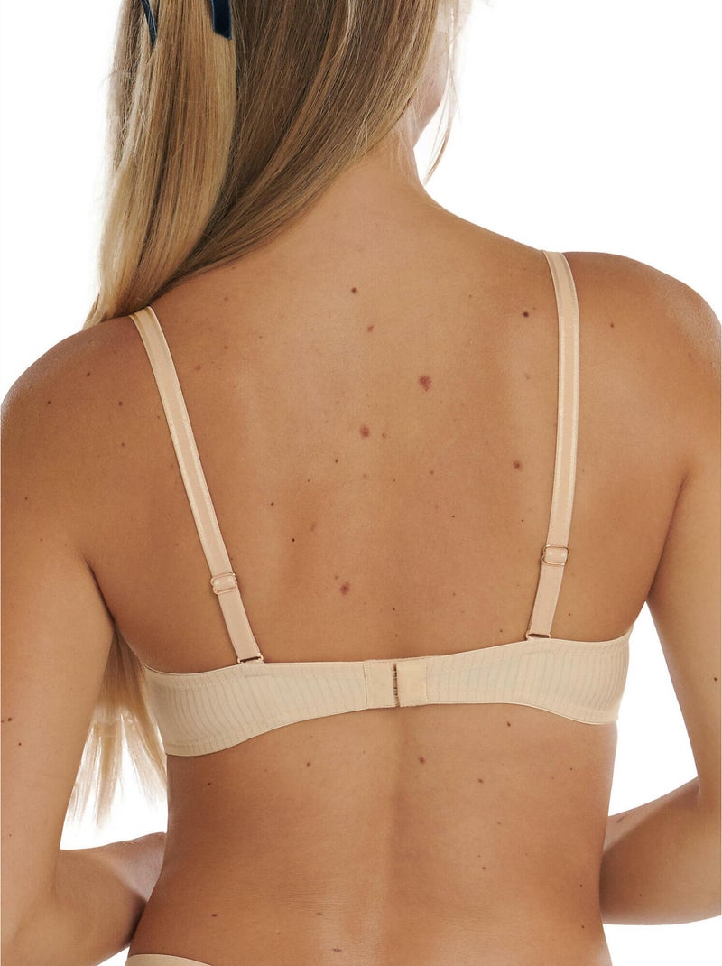 Soutien-gorge push-up Laura Beige - Kiabi
