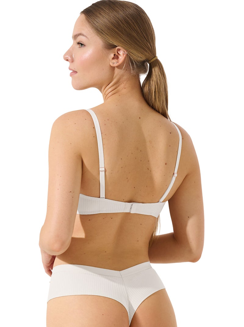 Soutien-gorge push-up LAURA Blanc - Kiabi