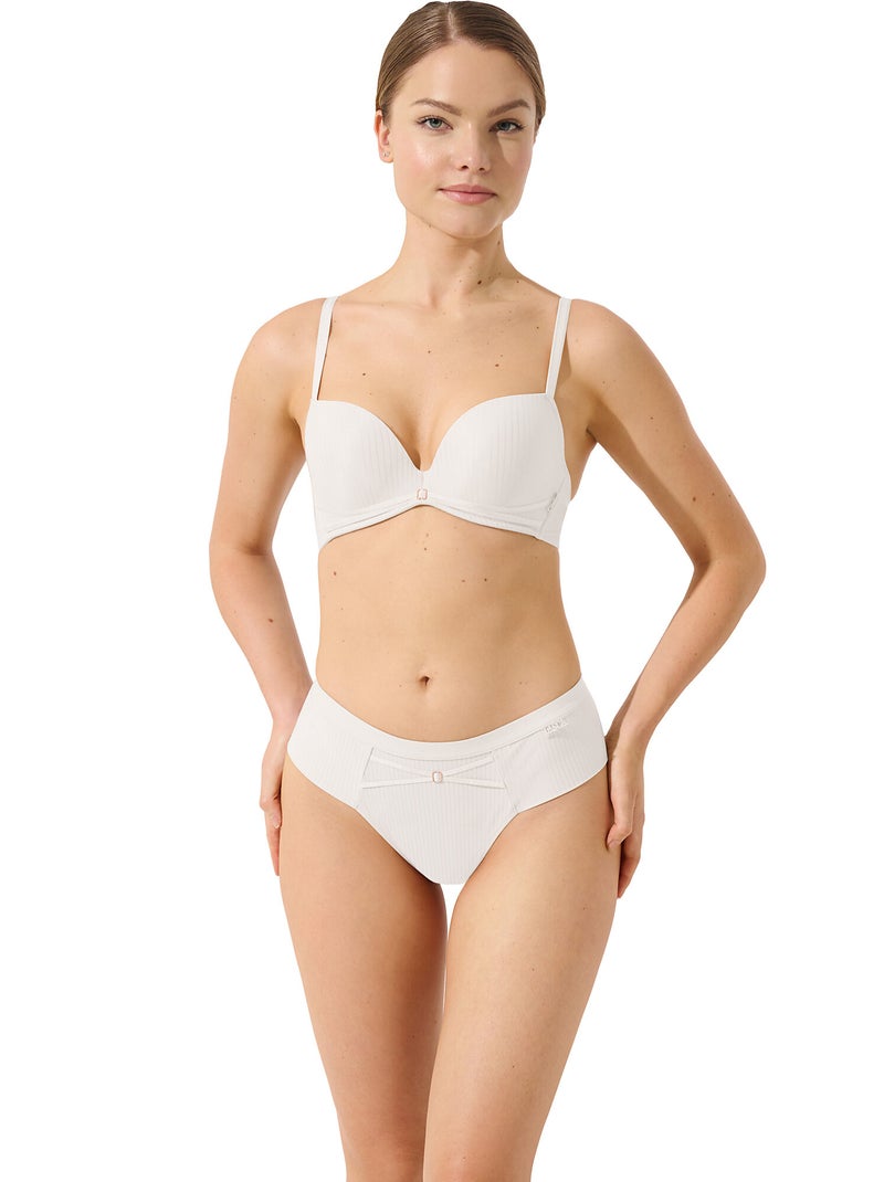 Soutien-gorge push-up LAURA Blanc - Kiabi