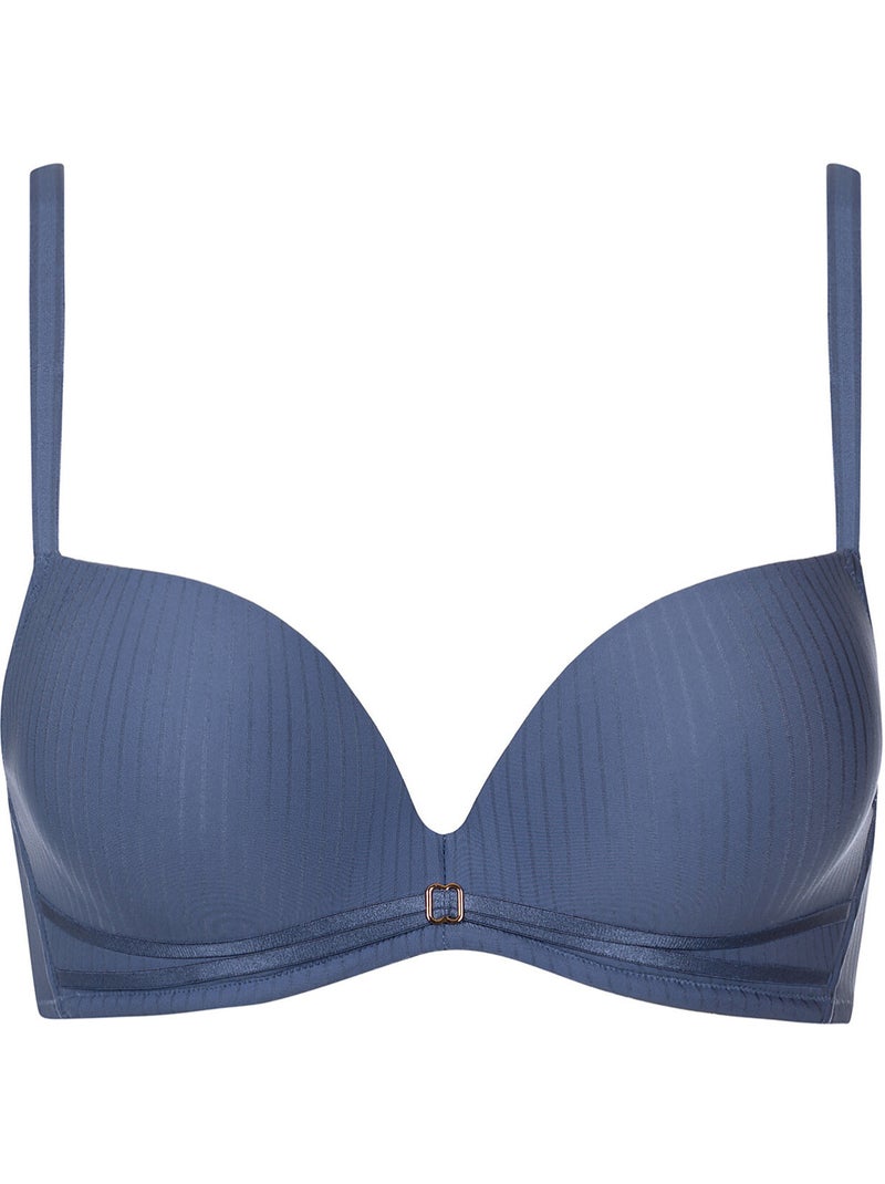 Soutien-gorge push-up Laura Bleu - Kiabi