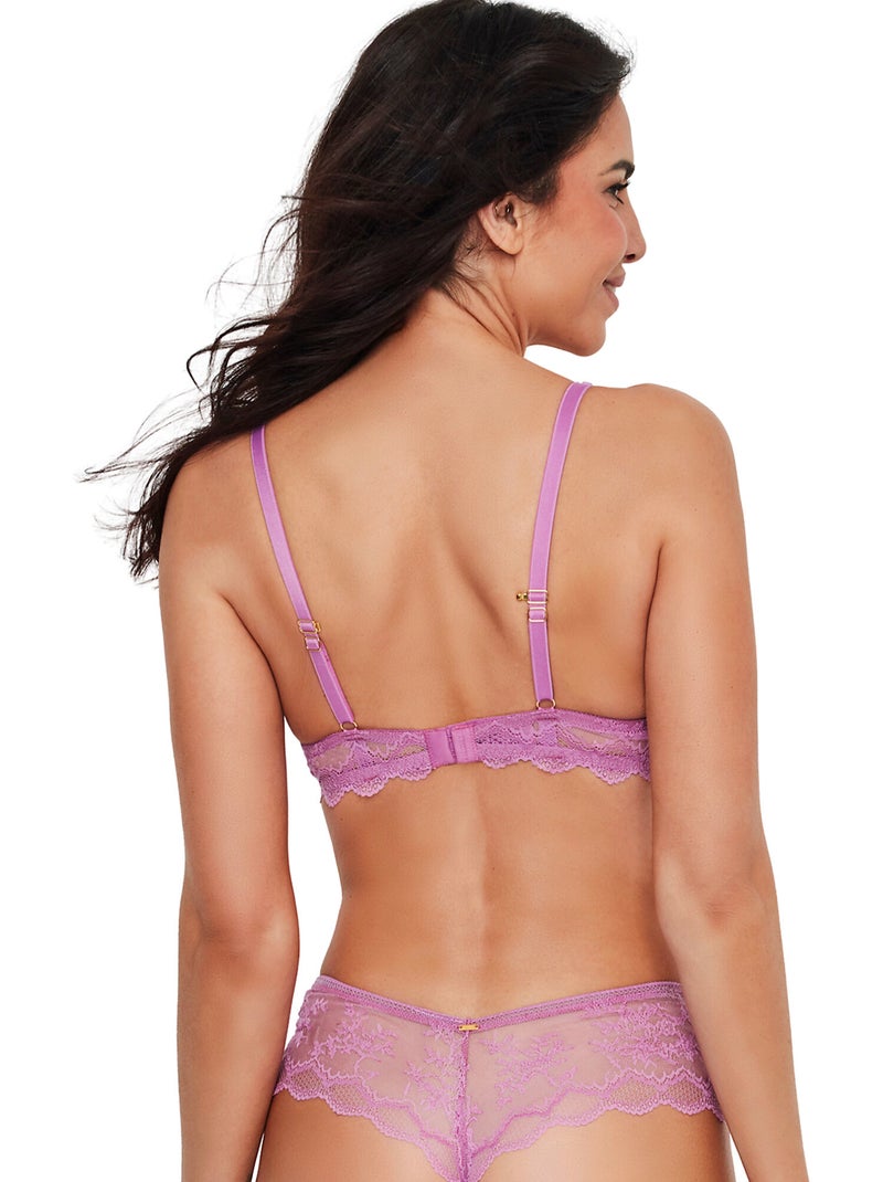 Soutien-gorge push-up MANUELA Violet - Kiabi