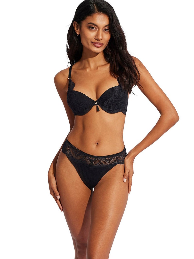 Soutien-gorge push-up Matilda Noir - Kiabi